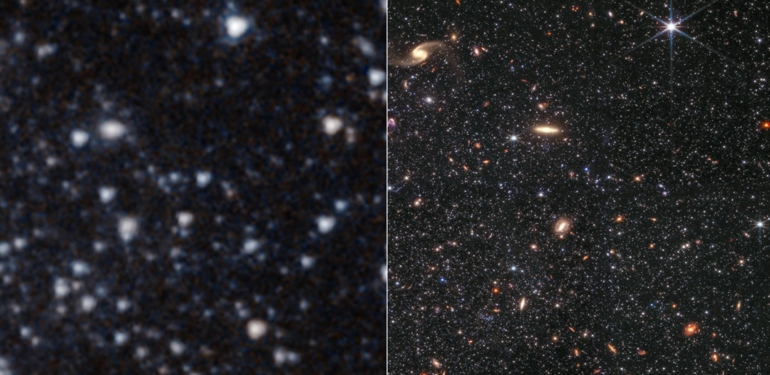 NASA, Büyük Patlama ile yaşıt galaksinin ayrıntılı görüntüsünü paylaştı