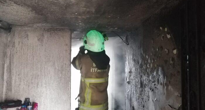 Bursa’da bir evde çıkan yangında 3 çocuk yaralandı