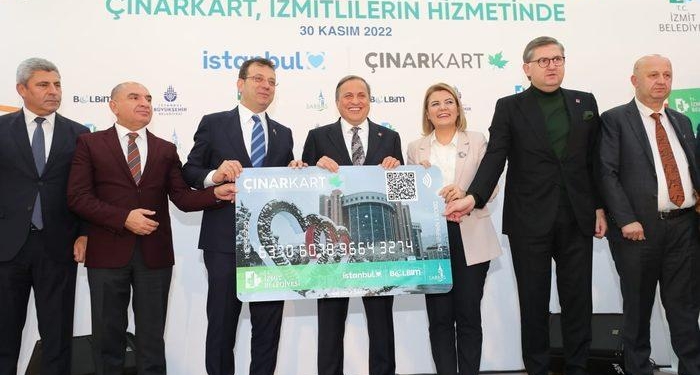 Çınar Kart’ı Kocaeli’de Ekrem İmamoğlu tanıttı