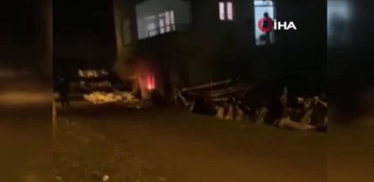 Arnavutköy’de 3 katlı binada korkutan yangın