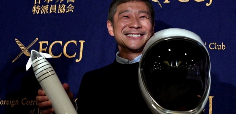 Japon milyarder Maezawa: Uzayla ilgili büyük bir duyuru yapacağım