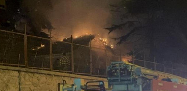 Pendik’te metruk villada yangın