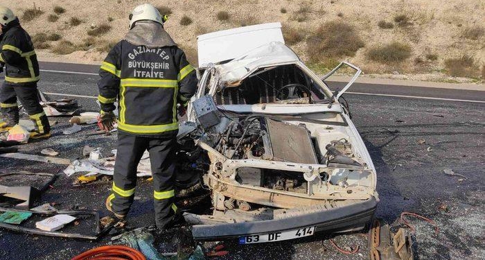 Gaziantep’te feci kaza: 1 ölü, 2 ağır yaralı