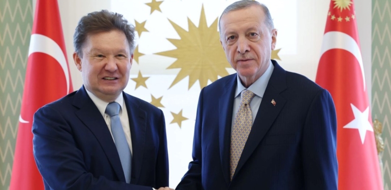 Cumhurbaşkanı Erdoğan, Gazprom Başkanı ile görüştü