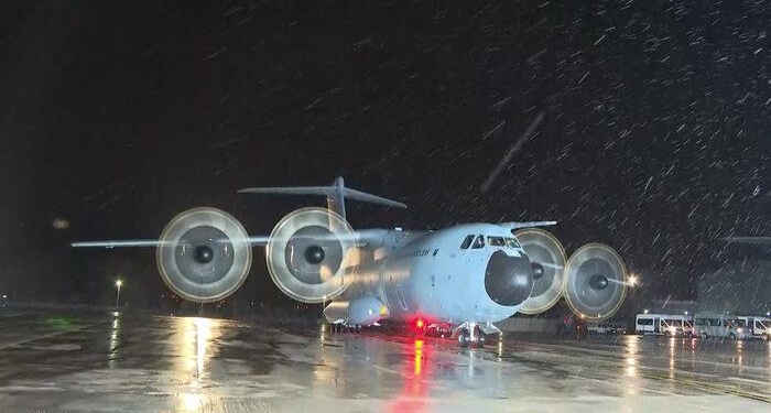 MSB, Ukrayna’dan gelen A400M uçaklarının Kayseri’ye indiğini bildirdi