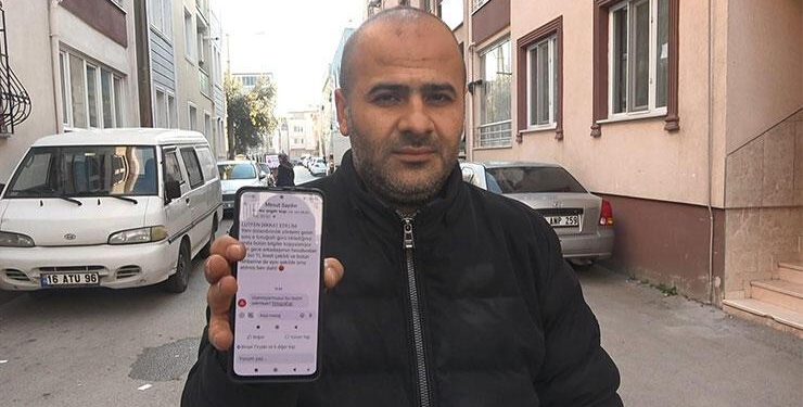 Telefonuna gelen mesajla hayatının şokunu yaşadı! 62 bin lirasından oldu
