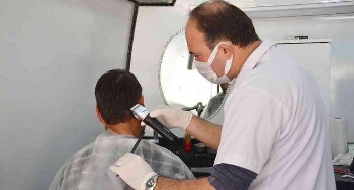 Mersin’de kırsal mahallelere ’kuaför’ hizmeti