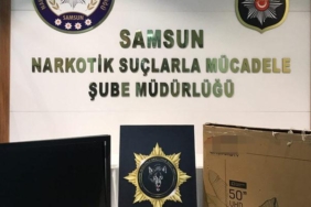 samsun’da-kargoyla-gonderilen-televizyonun-icine-zulalanmis-uyusturucu-ele-gecirildi