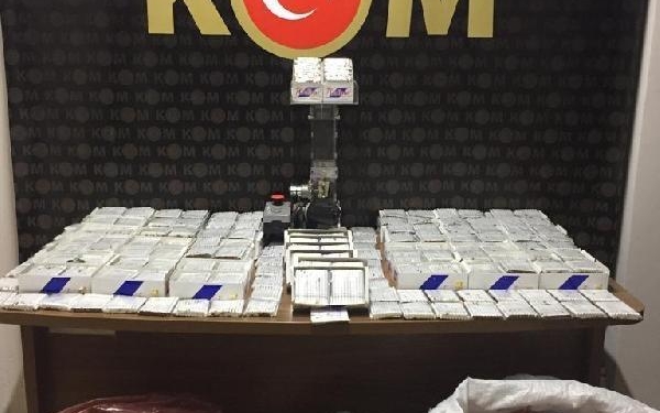 Malatya'da, 10 bin 600 makaron ele geçirildi