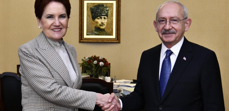 Akşener, Kılıçdaroğlu'nu ziyaret etti