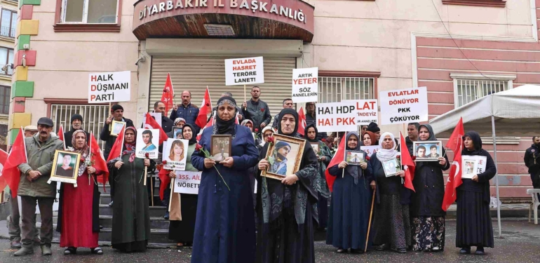 Diyarbakır'daki evlat nöbetinde aile sayısı 356 oldu