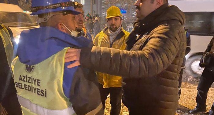 Aziziye Belediyesi deprem bölgesinde