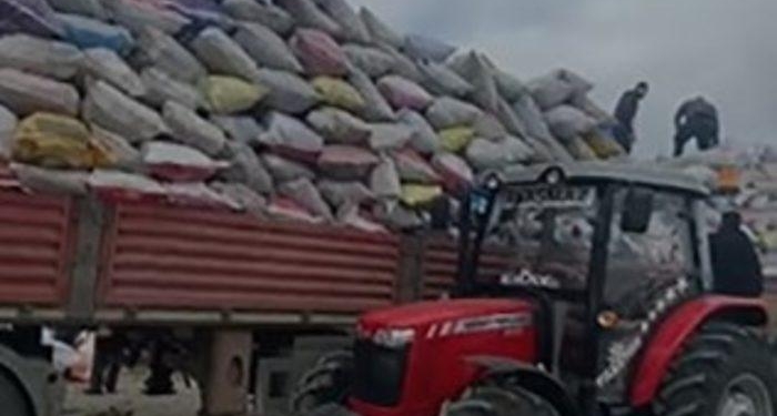 Köylüler depremzedeler için seferber oldu