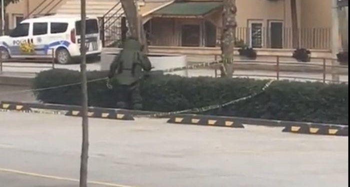 Yalova’da şüpheli çanta fünyeyle patlatıldı