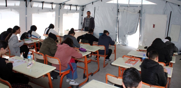 LGS ve YKS’ye hazırlanan depremzede öğrenciler için 761 DYK noktası oluşturuldu