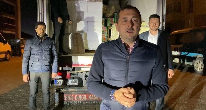 Tekirdağ’dan deprem bölgesine 1 tır dolusu sahur ve iftarlık gönderildi
