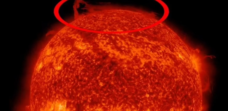 NASA paylaştı: Dünya’dan 14 kat daha büyük Güneş fırtınası görüntülendi