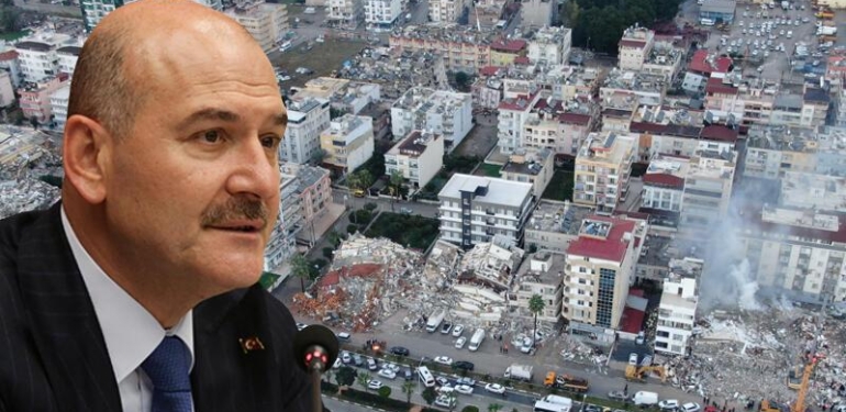 Deprem sonrası İskenderun'da son durum ne? Bakan Soylu detayları açıkladı