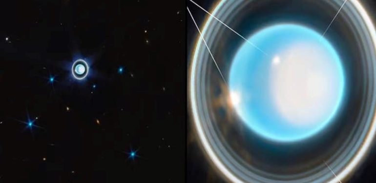 NASA paylaştı: Uranüs’ün şimdiye kadarki en ayrıntılı fotoğrafı geldi