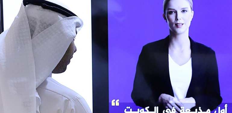 Yapay zeka haberciliğe hızlı giriş yaptı: “Fedha” Kuveyt’te ekran yüzü oldu