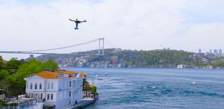 Türkiye’de bir ilk: İki kıta arasında İHA ile kargo taşındı