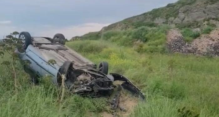 Erdek’te trafik kazasında araç takla attı, sürücü yaralandı