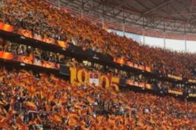 Galatasaray-Fenerbahçe biletleri - RAMS Park tribünlerinde Galatasaray taraftarları