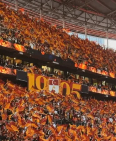 Galatasaray-Fenerbahçe biletleri - RAMS Park tribünlerinde Galatasaray taraftarları