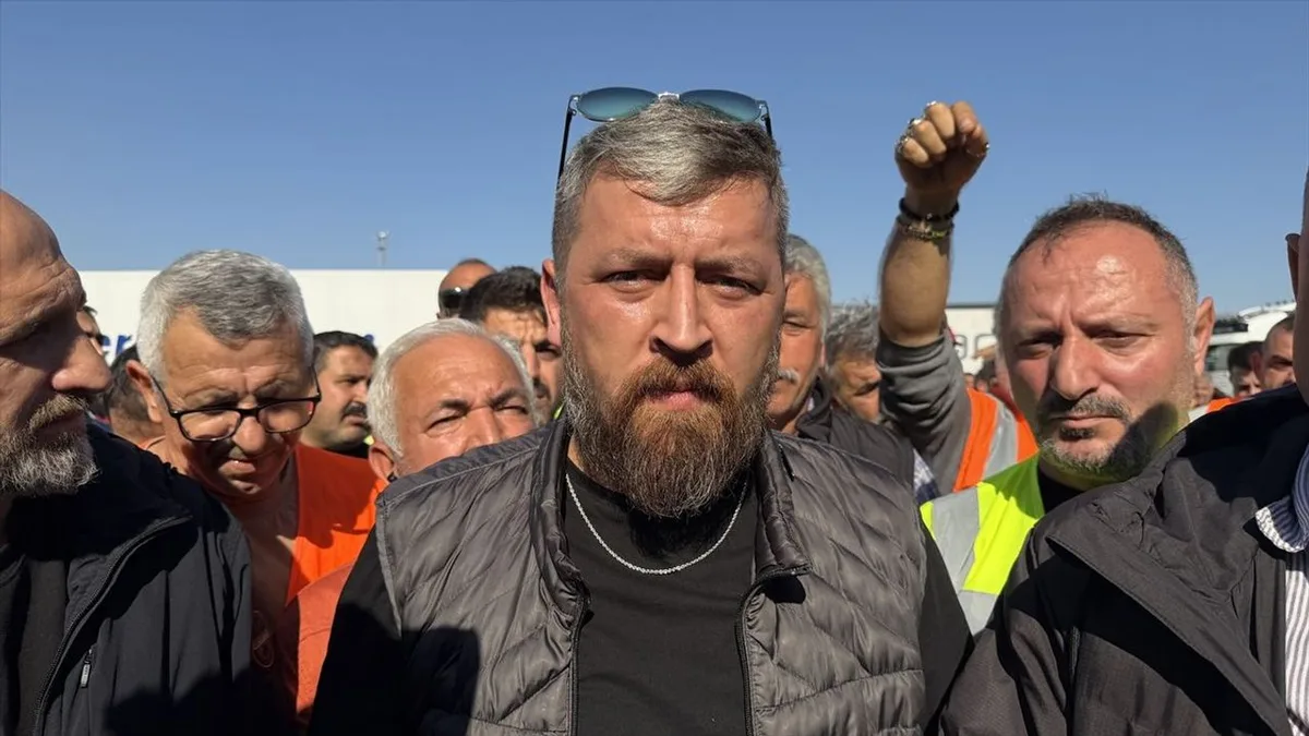 Kapıkule'de eylem yapan TIR şoförleri